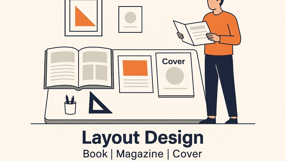 Layout Design Buku, Majalah, dan Cover