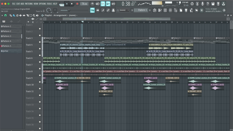 Projek Aransemen Musik FL Studio