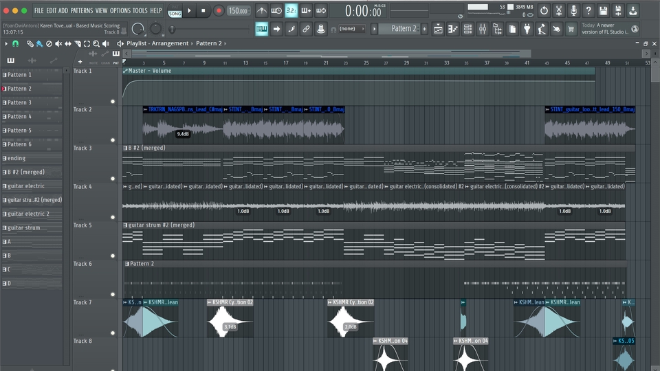 Projek Aransemen Musik FL Studio