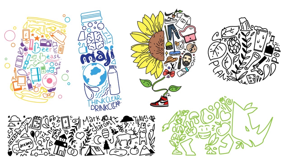 Jasa Gambar Doodle Art Unik dan Kreatif - Doodle Art