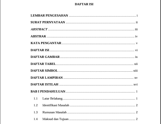 Pengetikan Umum - Jasa Edit Laporan Membuat Daftar Isi, Daftar Gambar, dan Daftar Tabel - 3