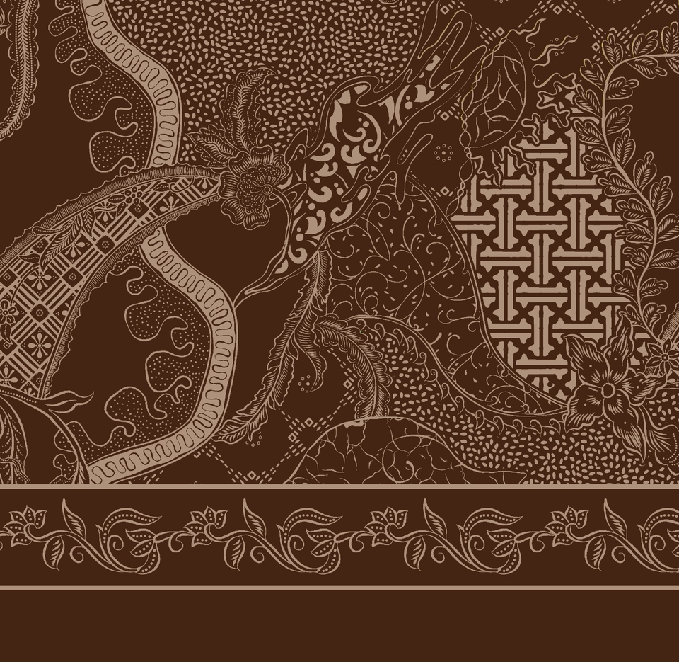 Tracing Gambar - Desain batik pattern motif textile rotary dan digital - 4
