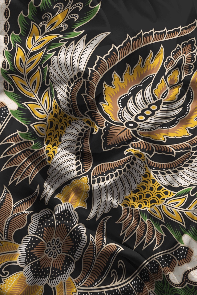 Tracing Gambar - Desain batik pattern motif textile rotary dan digital - 5