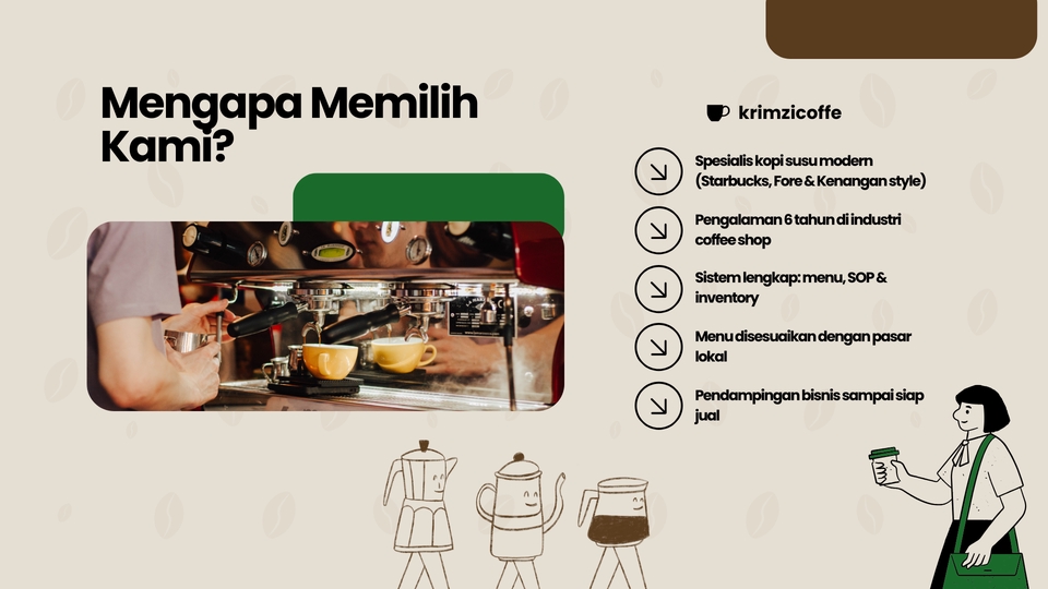 Mulai Bisnis/Start-up - Jasa Konsultan Coffee Shop | Bantu Rancang Konsep, Menu, dan SOP | Spesialis Kopi Susu - 3