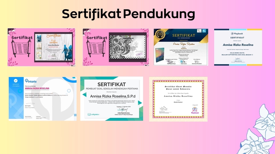 Penulisan Konten - PENULIS FIKSI & Non FIksi ( Novel, Cerpen, Autobiografi, Pantun dll ) - 13