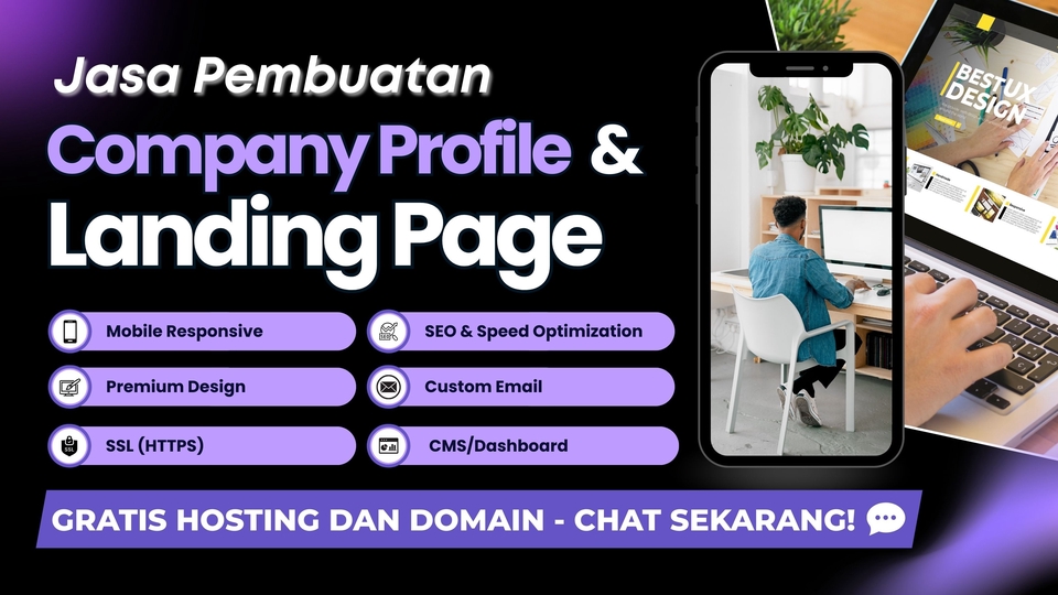 Website - Jasa Website Company Profile & Landing Page Professional