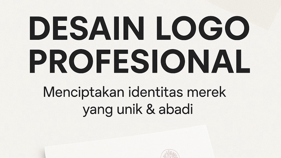 Saya akan membuat Desain logo profesional dan unik untuk bisnismu.