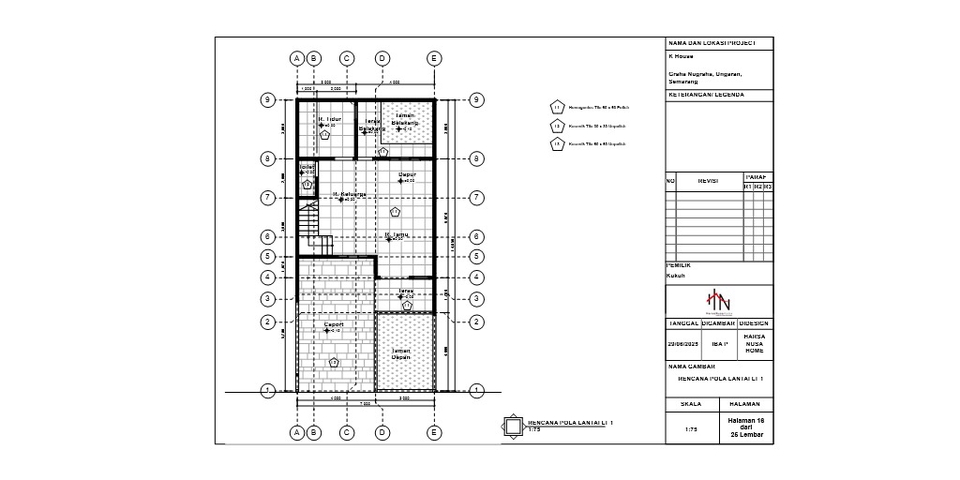 CAD Drawing - Gambar Kerja Arsitektur, Struktur, MEP & Interior - 16