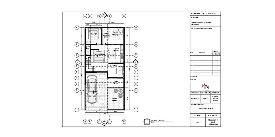 CAD Drawing - Gambar Kerja Arsitektur, Struktur, MEP & Interior - 9