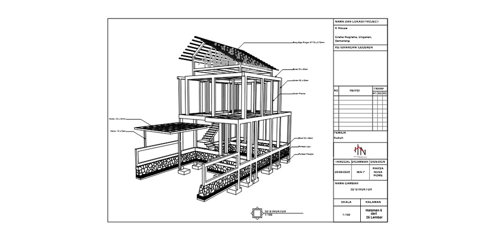 CAD Drawing - Gambar Kerja Arsitektur, Struktur, MEP & Interior - 5