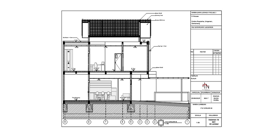 CAD Drawing - Gambar Kerja Arsitektur, Struktur, MEP & Interior - 14