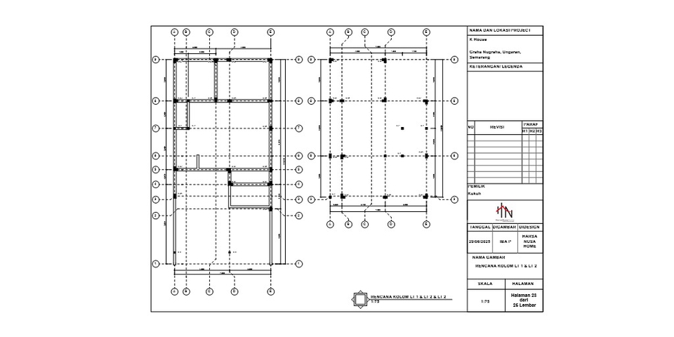 CAD Drawing - Gambar Kerja Arsitektur, Struktur, MEP & Interior - 23