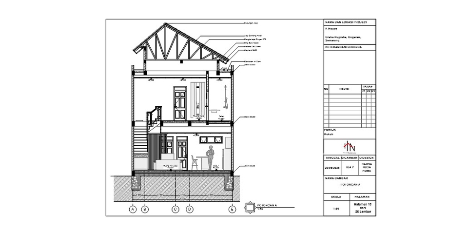 CAD Drawing - Gambar Kerja Arsitektur, Struktur, MEP & Interior - 13