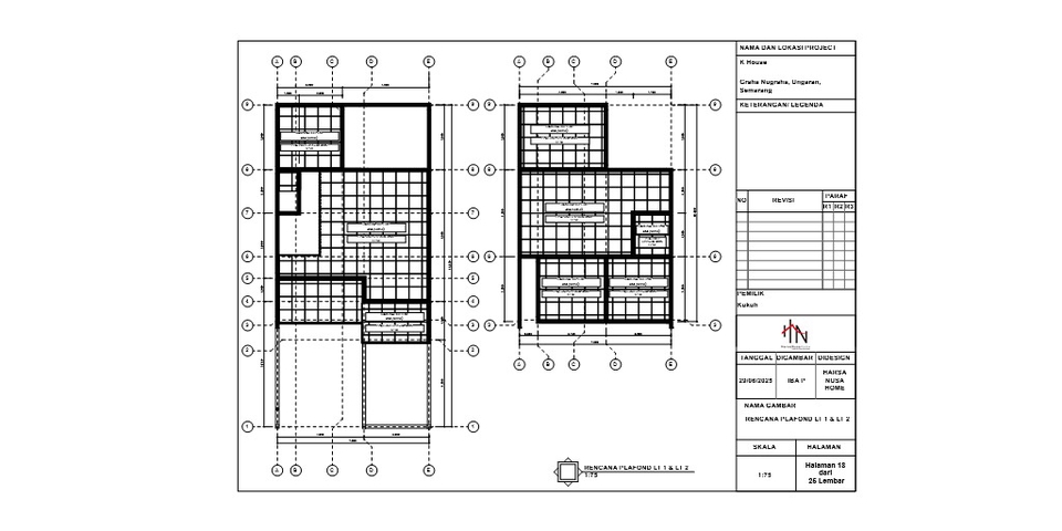 CAD Drawing - Gambar Kerja Arsitektur, Struktur, MEP & Interior - 18