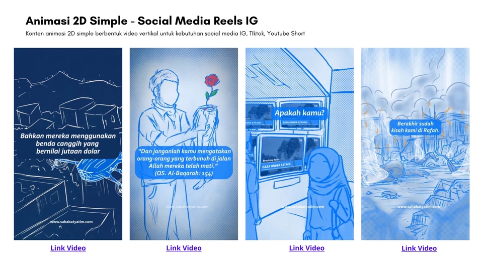Jasa Membuat Video Animasi 3D dan 2D - Animasi 2D Simple (Khusus Sosial media) 