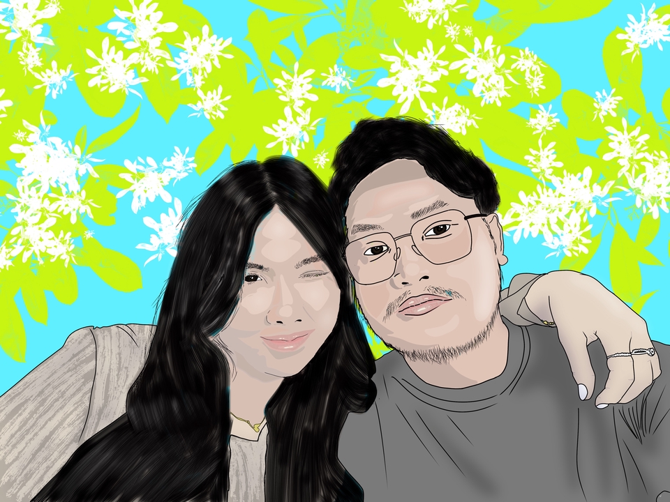 Gambar wajah cople