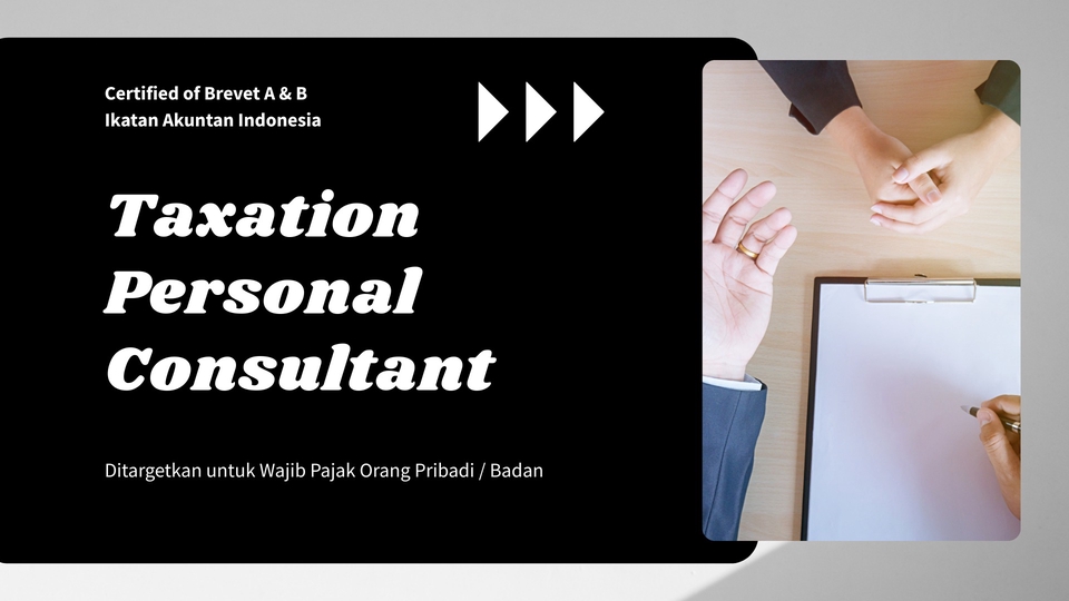 Taxation Personal Consultant