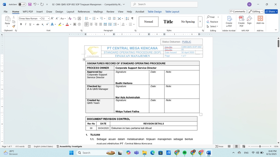 SOP - Penyusunan SOP dan Dokumen Bisnis Profesional - 2