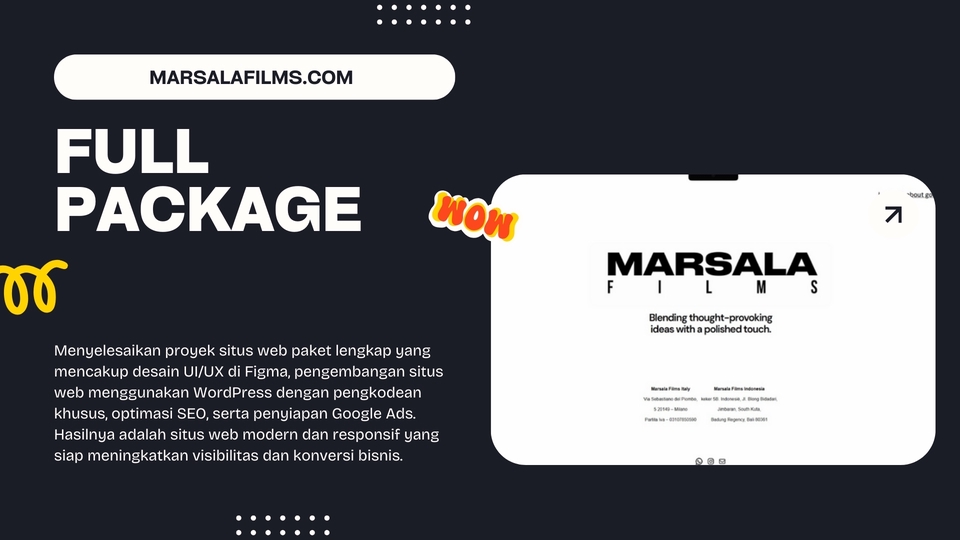 Web Development - Jasa Pembuatan Website Profesional Company Profile, Toko Online, Landing Page, Custom Website, UMKM - 9