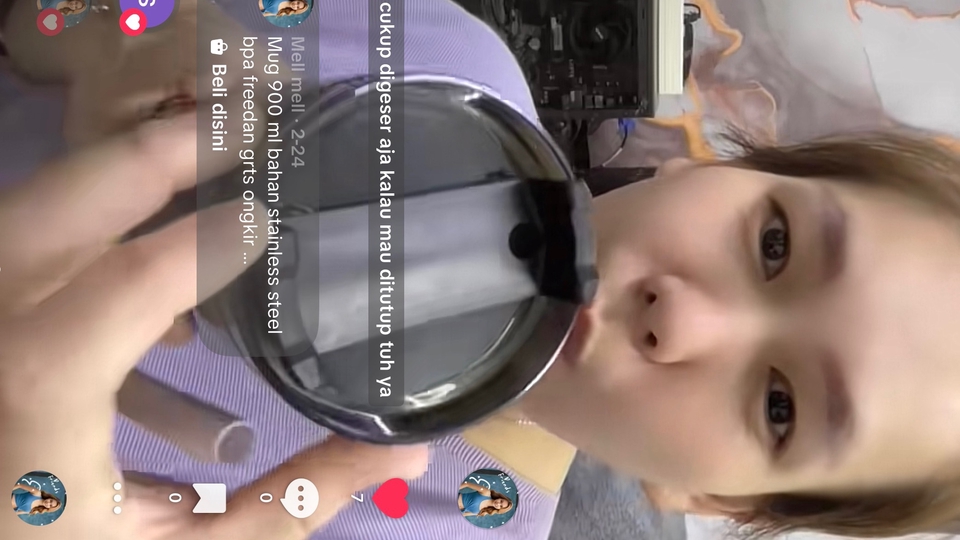 Konten edukasi cara menutup botol dengan sistem geser anti bocor