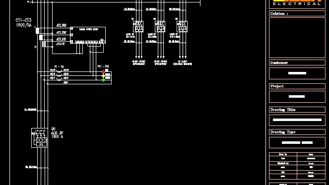 SLD, Singel Line Diagram, Detail, PLN