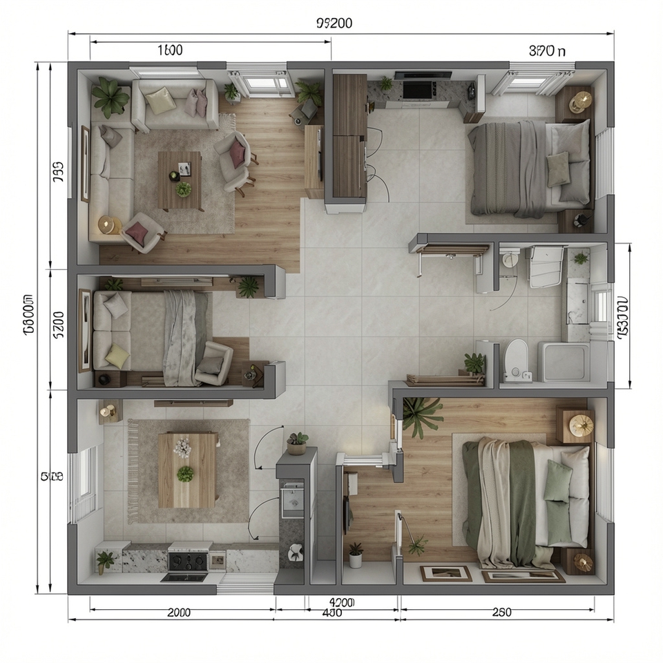 3D Rendering - Jasa 3D Modeling & Cinematic Rendering Arsitektur Premium (Eksterior & Interior) - 7