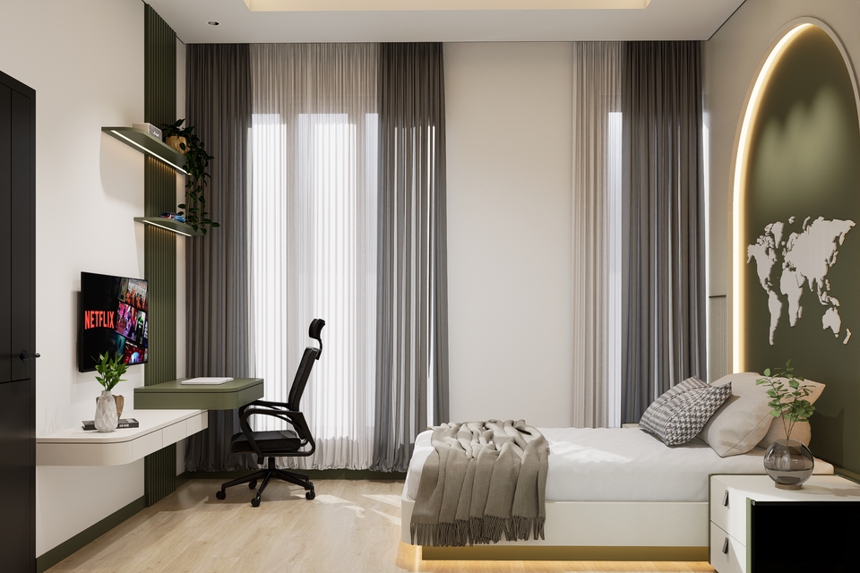 3D & Perspektif - Desain Interior 3D Custom & Fungsional - 5