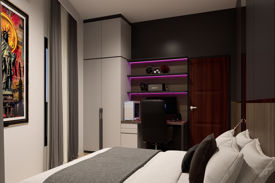 3D & Perspektif - Desain Interior 3D Custom & Fungsional - 8