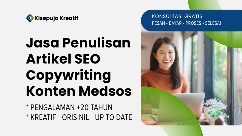 Jasa Copywriting untuk Landing Page dan Deskripsi Produk - Jasa Penulisan Artikel SEO / Copywriting / Konten Sehari Jadi