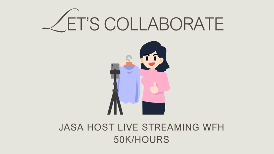 Jasa Freelance Host Live Streaming TikTok & Shopee - Host Live Streaming