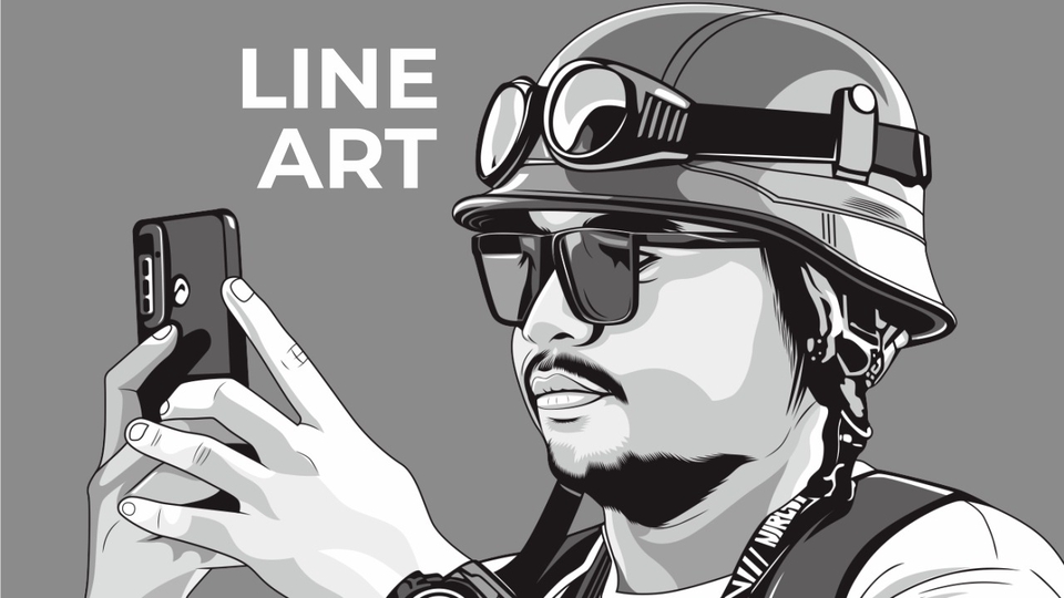 Jasa Desain Vector Kreatif dan Resolusi Tinggi - Vector Line Art