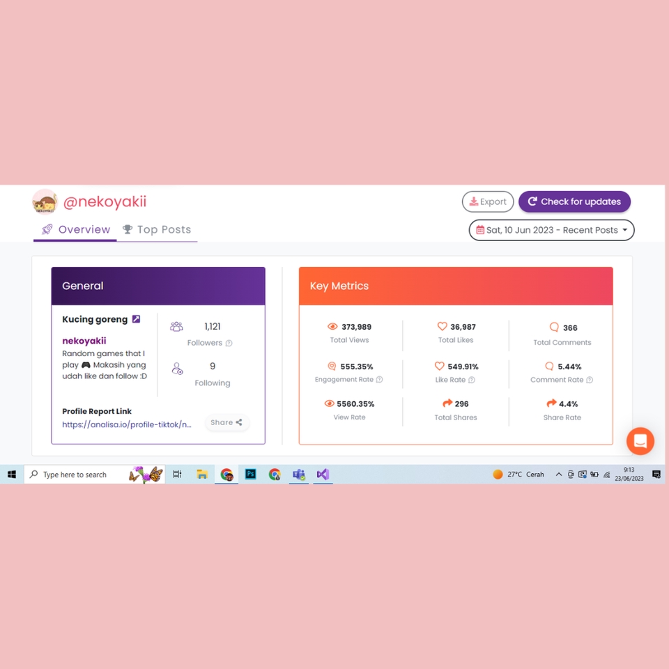 Digital Marketing - Pembuatan konten media sosial instagram, tiktok social media management - 6