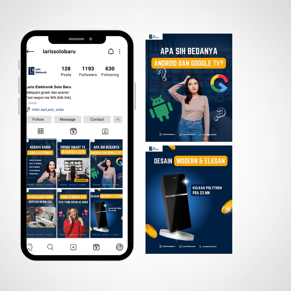 Digital Marketing - Pembuatan konten media sosial instagram, tiktok social media management - 4