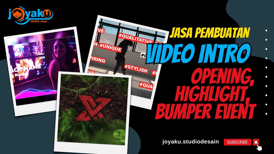 Jasa Editing Video Online Berkualitas & Profesional - Jasa Bikin Intro / Opener / Opening / Bumper Custom Keren