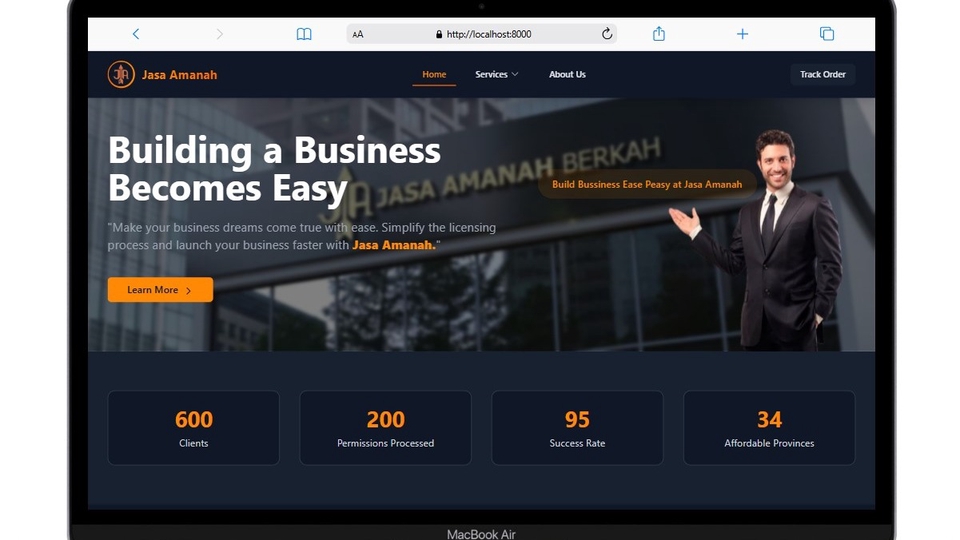 Website Tracking Pekerjaan, Sistem Perusahaan
