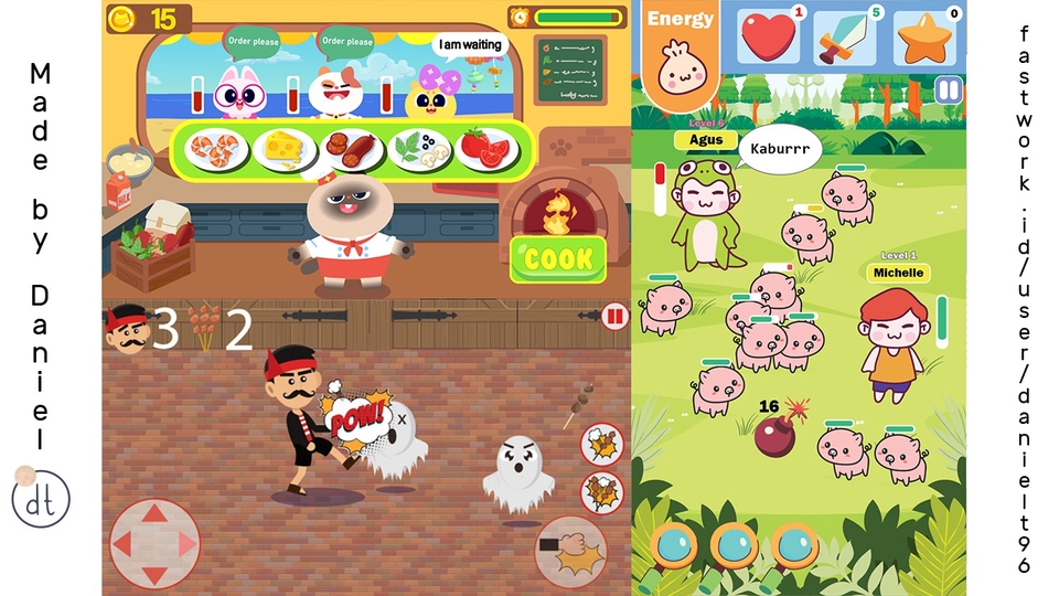 Jasa buat game profesional & terpercaya, cepat mobile, web, edukasi, komersial, startup & perusahaan