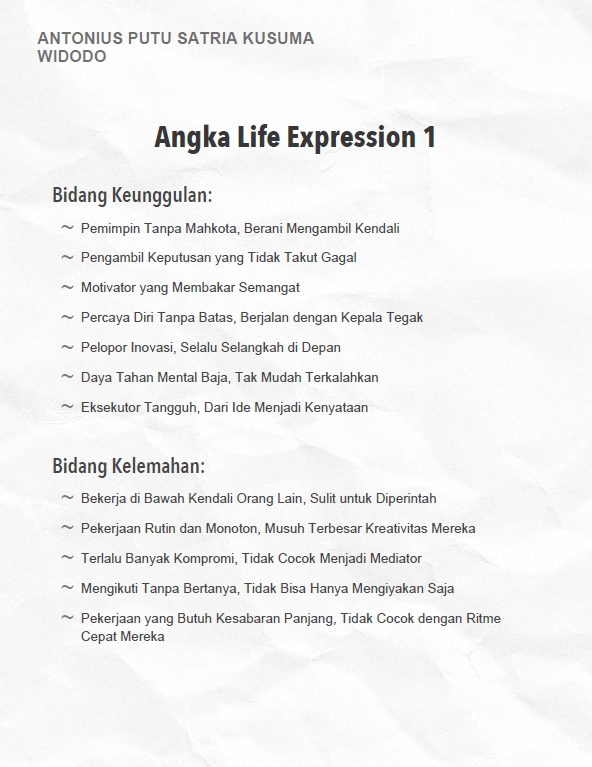 Jasa Lainnya - Analisis Metafisika Human Design, Numerologi & Astrologi - 6