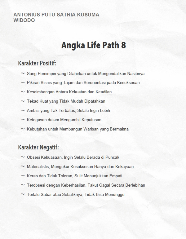Jasa Lainnya - Analisis Metafisika Human Design, Numerologi & Astrologi - 7