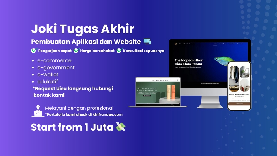 Jasa Pembuatan & Pengembangan Aplikasi iOS / iPhone - Jasa Joki Pembuatan Tugas Akhir Aplikasi dan Website