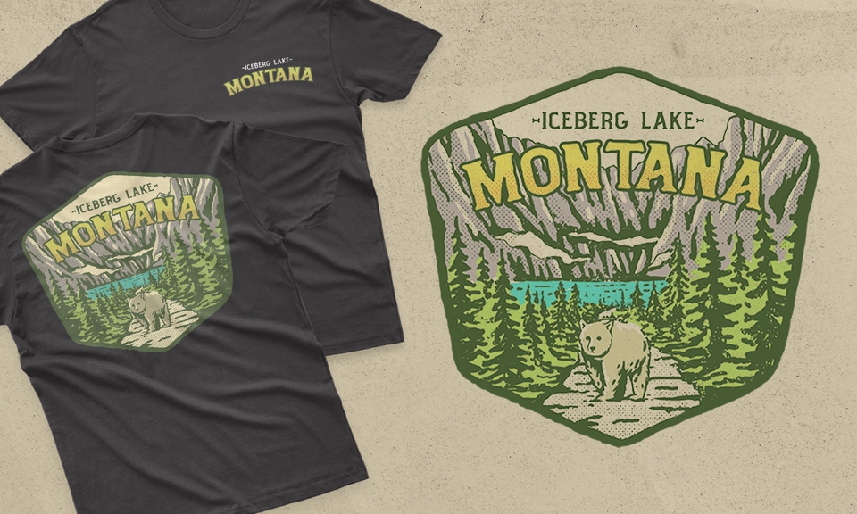 Desain Kaos & Motif - Desain Artwork T-Shirt Vintage Retro untuk Brand & Clothing Line - 3