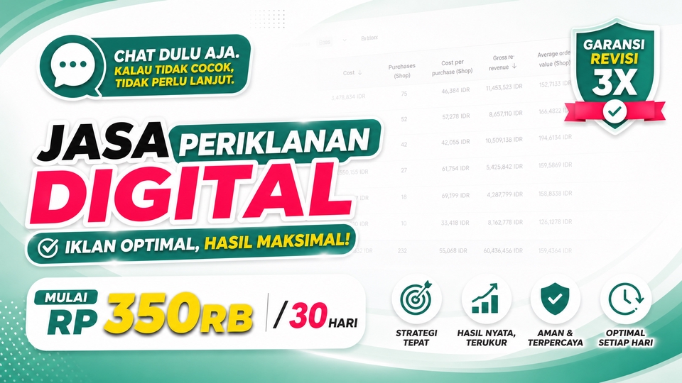 Meta Ads - Jasa Kelola Meta Ads & TikTok Ads 30 Hari — Laporan Rutin, Hasil Terukur - 2