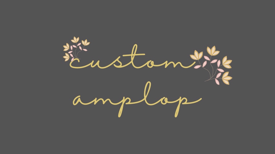 Jasa Desain Amplop Kantor, Kondangan, maupun Angpao - jasa custom amplop