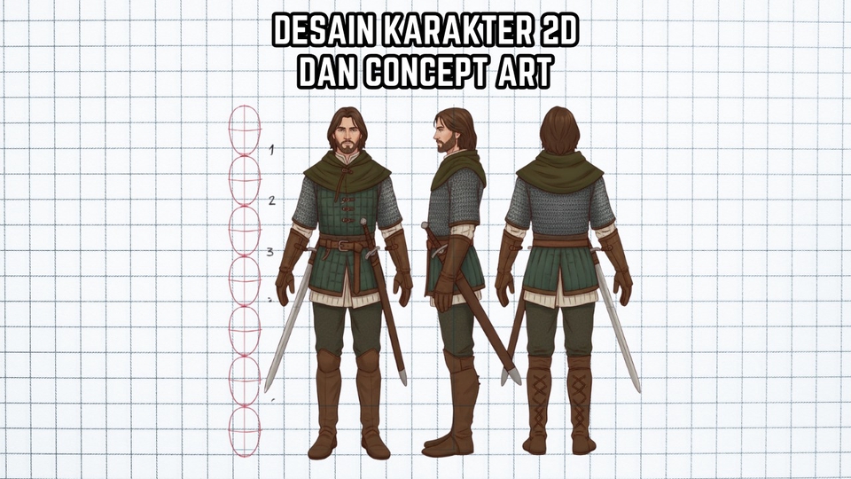 Jasa Pembuatan Karakter VTuber Profesional dan Terpercaya - DESAIN KARAKTER 2D DAN CONCEPT ART | 24 JAM SELESAI