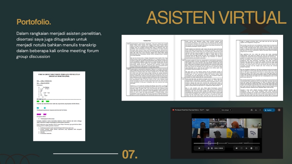 Sekretaris - Asisten Virtual dan Analisis Data - 6