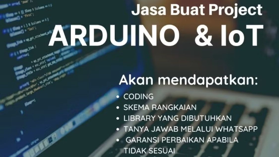 Layanan pengembangan proyek Arduino dan IoT: desain, pengembangan, pemrograman,dan dukungan optimal.