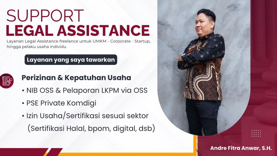 Jasa Perizinan Usaha / Konsultan Perizinan - Pengurusan Perizinan Usaha dan Kewajiban Pelaporan