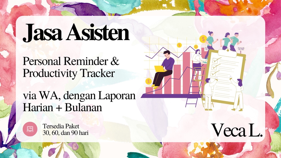 Jasa Virtual Assistant/Sekertaris Terbaik & Terpercaya - Jasa Personal Reminder & Productivity Tracker via Chat WhatsApp