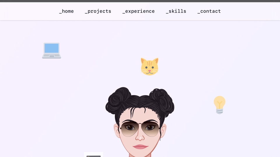 A fully custom personal website built to match the client’s unique style — modern.
