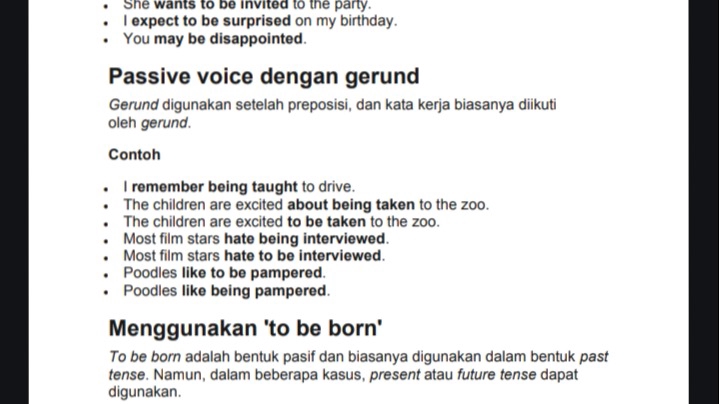 Doc. Passive Voice (Joki tugas English)
