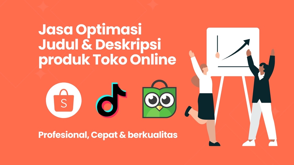 Jasa Optimasi Marketplace untuk Penjualan yang Lebih Maksimal - Optimasi Judul & Deskripsi Produk Toko Shopee, Tokopedia & TikTok Shop Profesional
